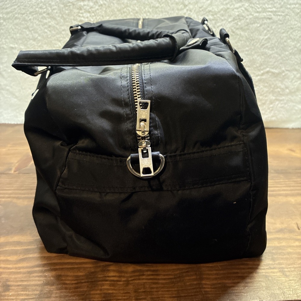Mastermind Japan X Porter Black Duffel Weekend Bag Embroidered Skull GUC - Picture 7 of 16